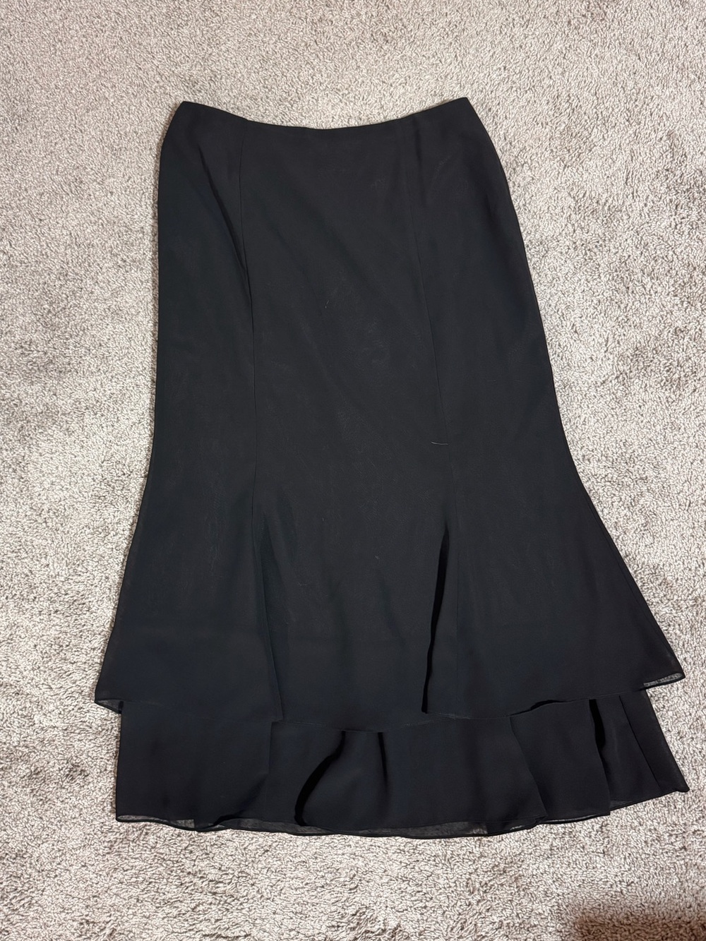 Adrianna Papell Black  Flared Skirt